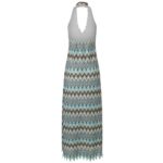 Ana Alcazar 041304 70's Maxikleid Zefara blau multi