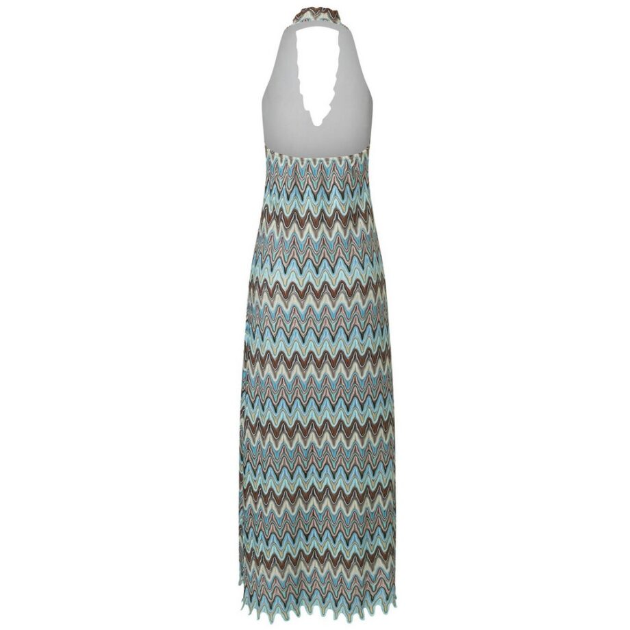 Ana Alcazar 041304 70's Maxikleid Zefara blau multi