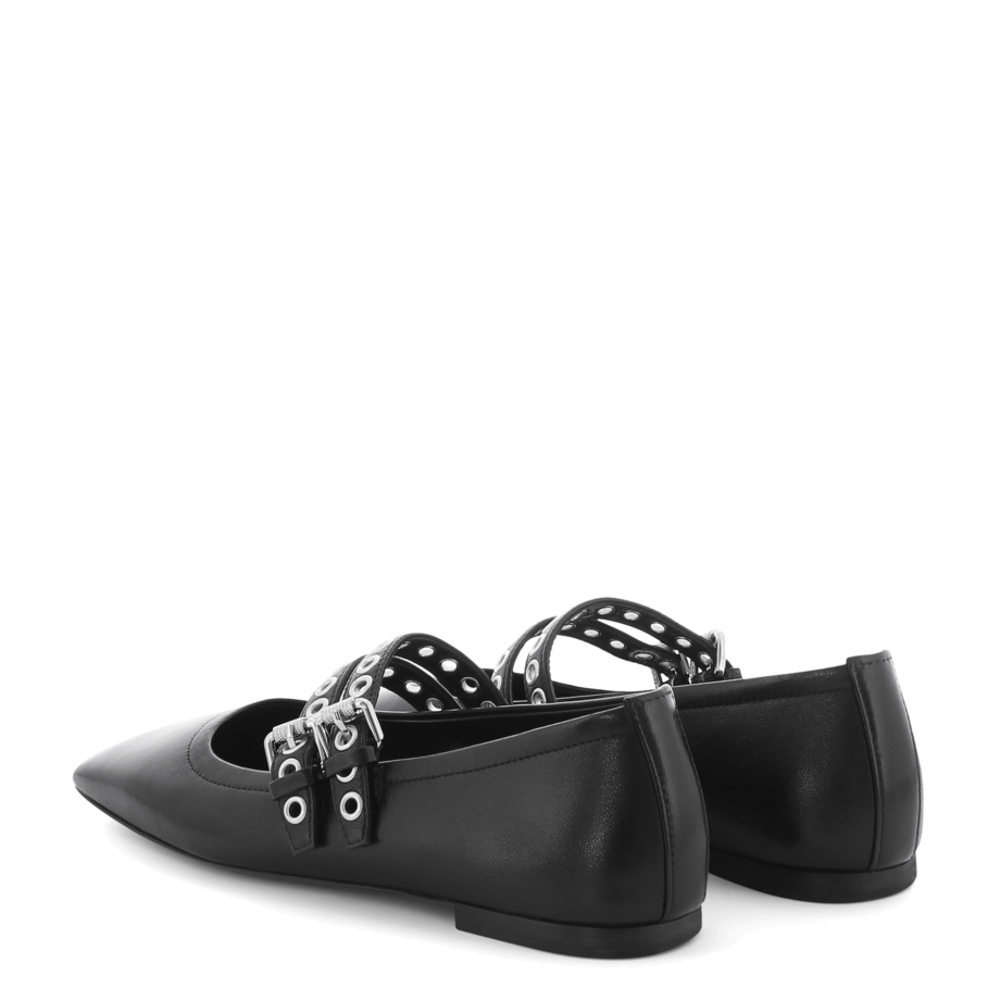 Kennel & Schmenger LEILA 51-11640.310 Flats Ballerinas Riemchen Pumps schwarz