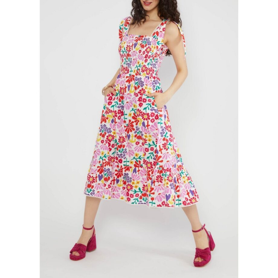 Blutsgeschwister 001251-202-01413 Kleid Midikleid Flowerchild flower market