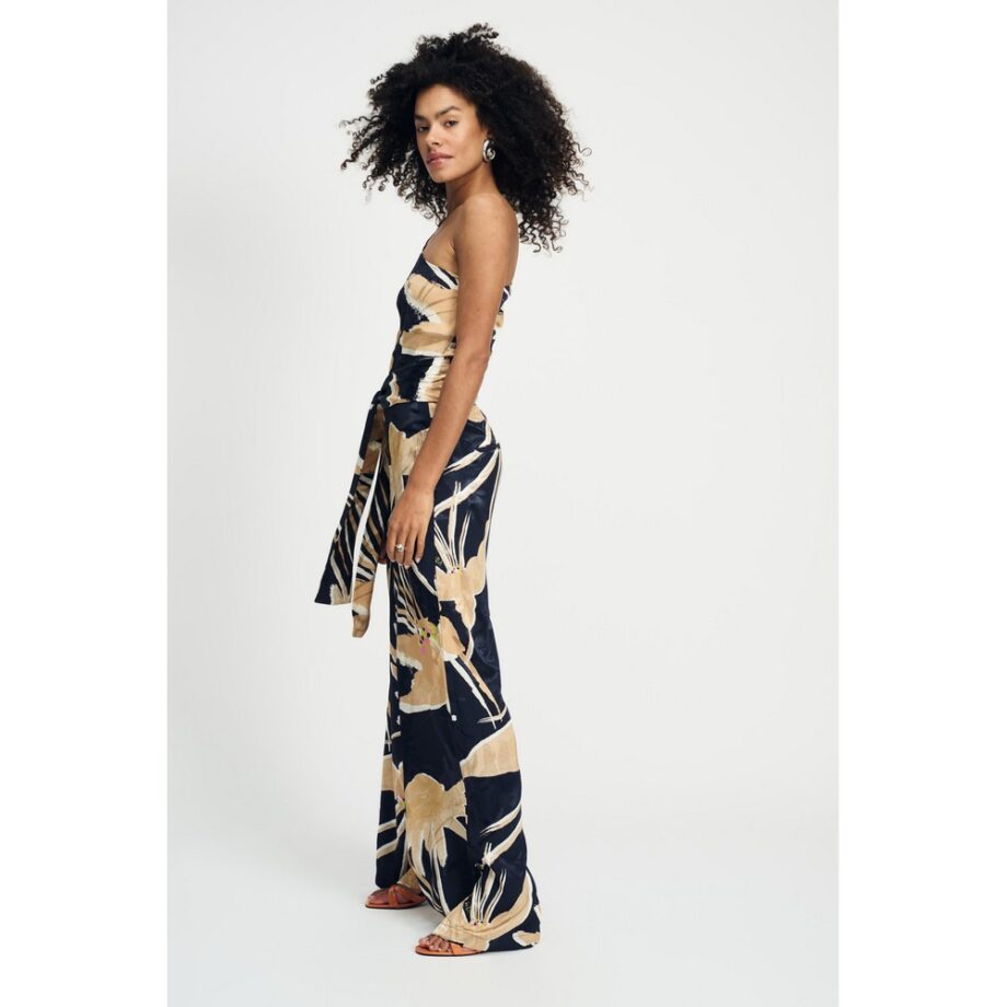 Pom Amsterdam SP9181 JUMPSUIT - One Shoulder Artisan Sand