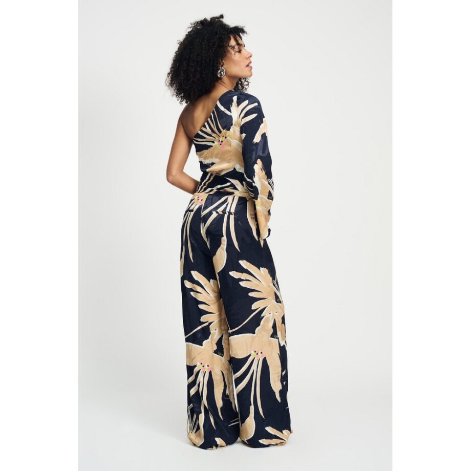 Pom Amsterdam SP9181 JUMPSUIT - One Shoulder Artisan Sand