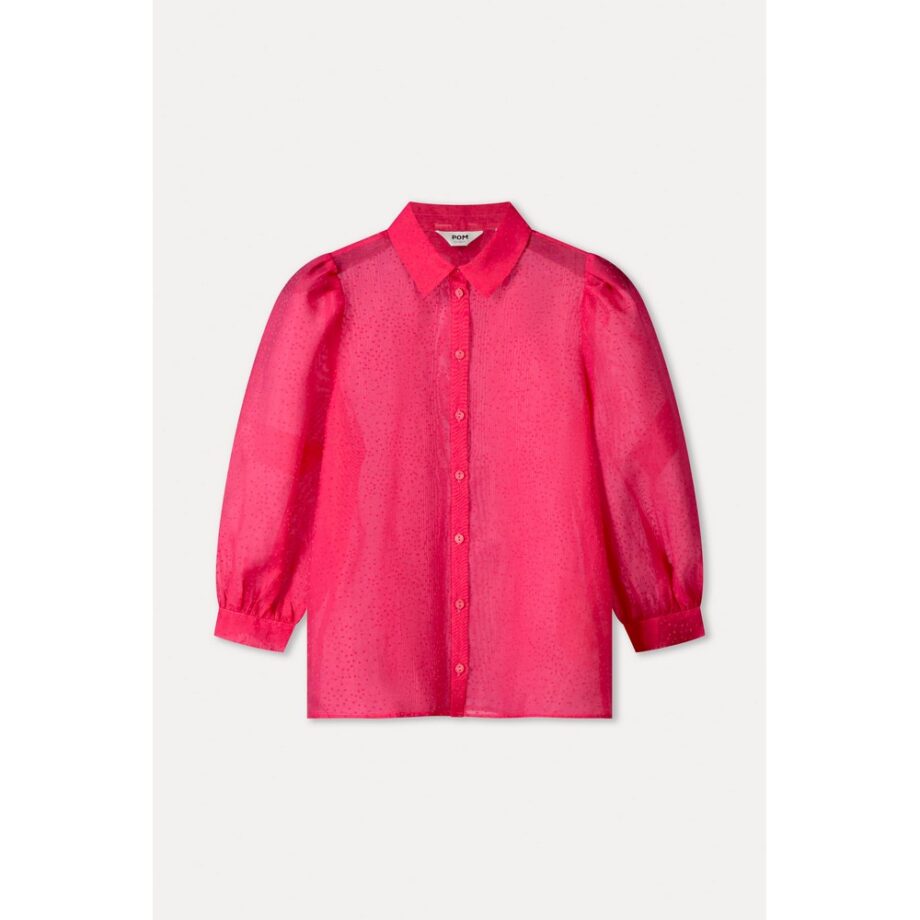 Pom Amsterdam SP9086 Bluse BLOUSE Raspberry Dots