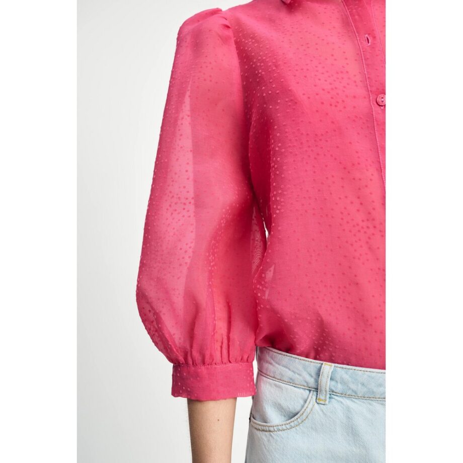 Pom Amsterdam SP9086 Bluse BLOUSE Raspberry Dots