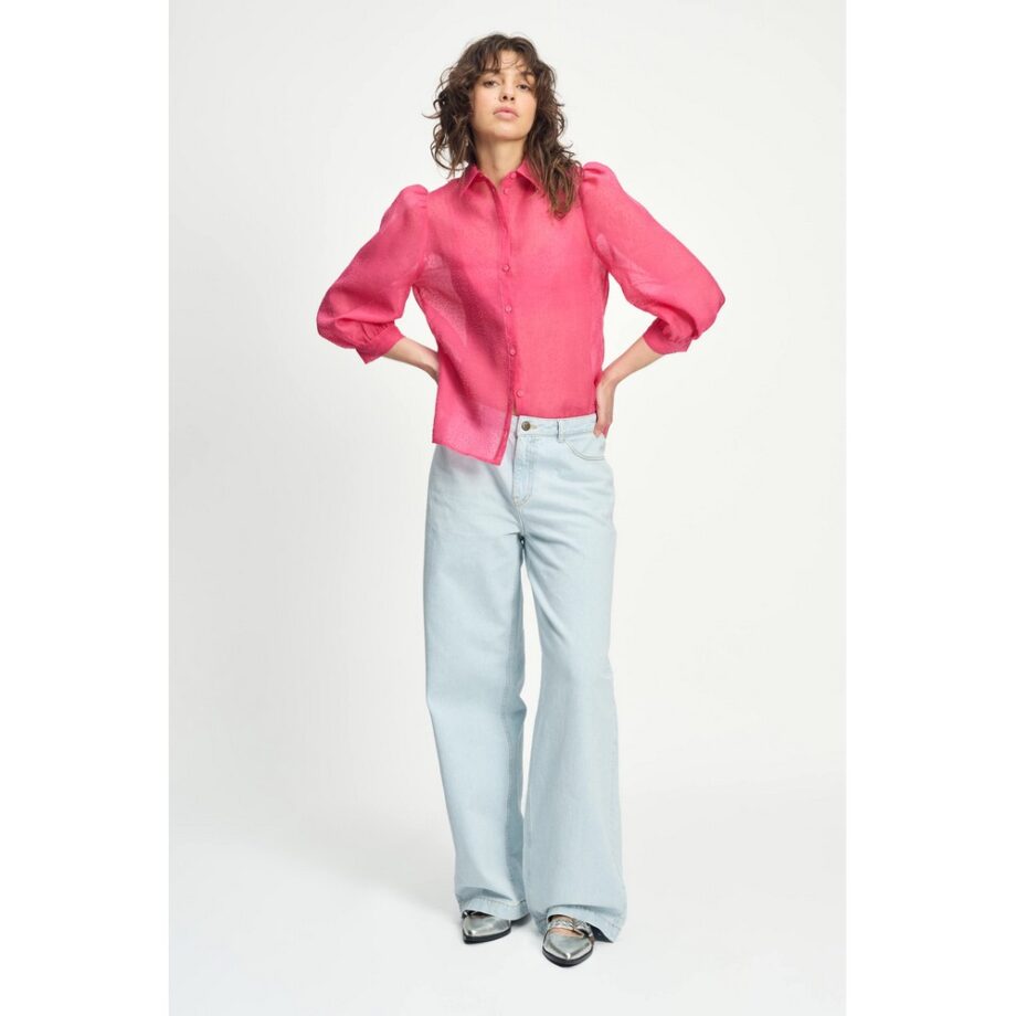 Pom Amsterdam SP9086 Bluse BLOUSE Raspberry Dots