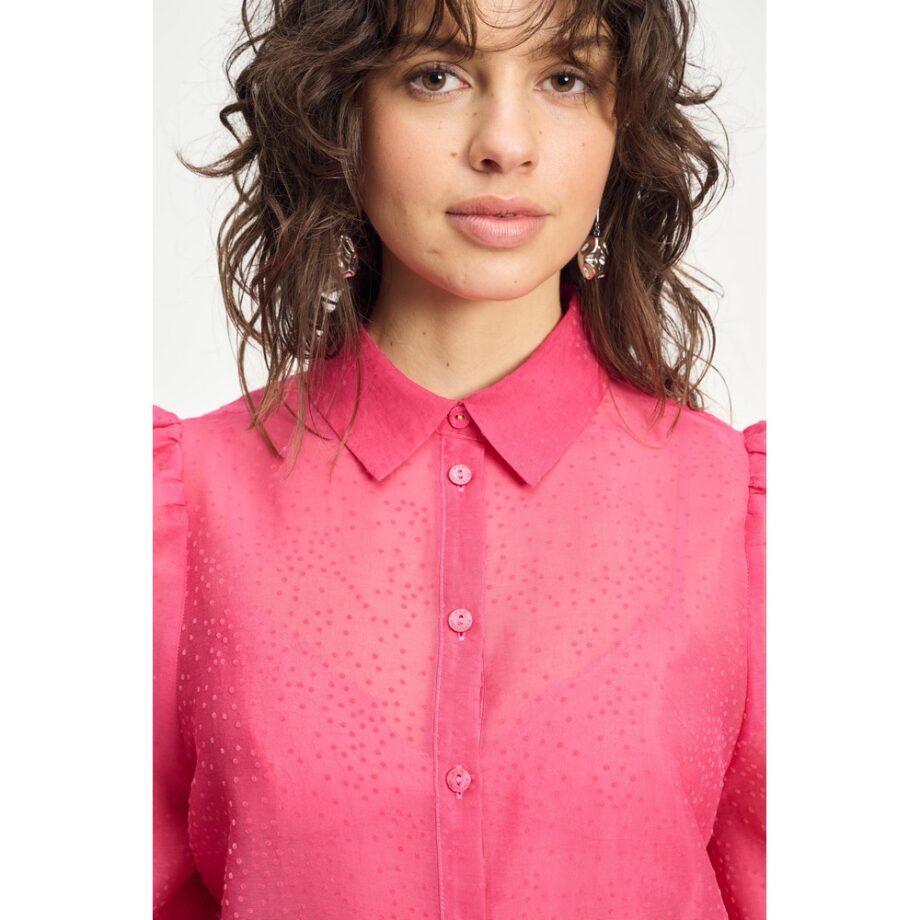 Pom Amsterdam SP9086 Bluse BLOUSE Raspberry Dots