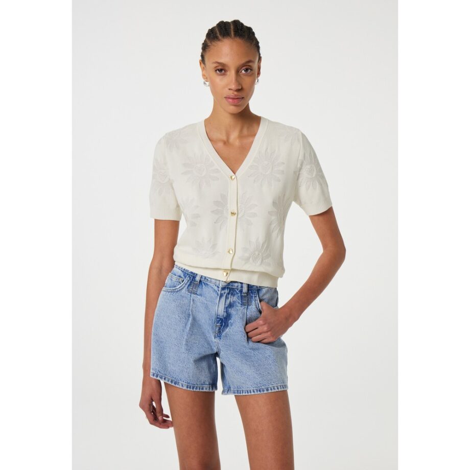 Fabienne Chapot Maddy Cardigan Strickjacke cosy white