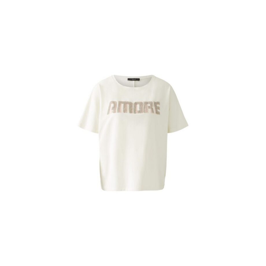 Oui 92139 Shirt T-shirt cloud dancer
