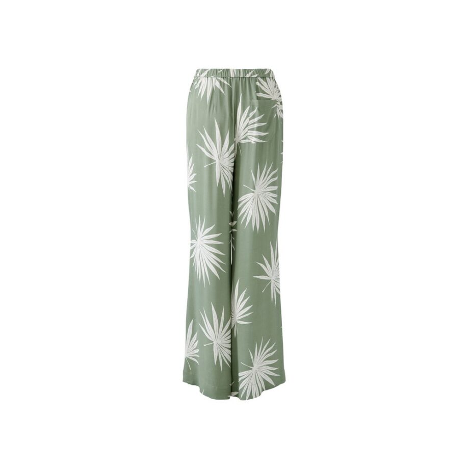 Oui 92813 Hose Schlupfhose green white