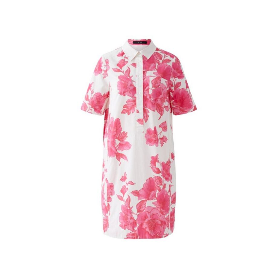 Oui 92869 Kleid white pink