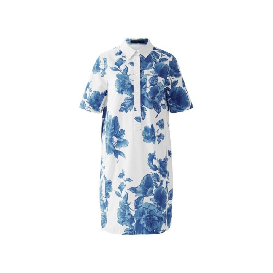 Oui 92869 Kleid white blue