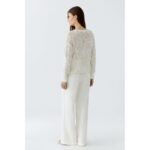Oui 92968 Pullover champagne
