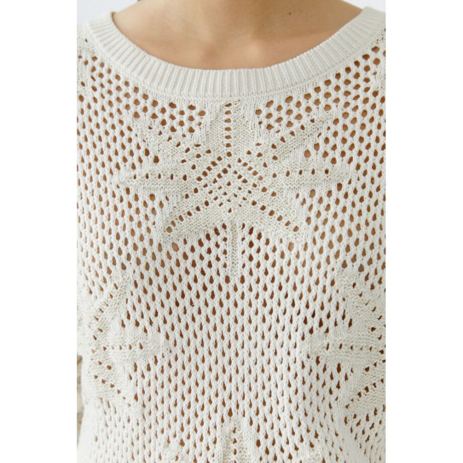 Oui 92968 Pullover champagne