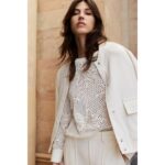Oui 92968 Pullover champagne