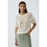 Oui 92978-1052 Pullover champagne