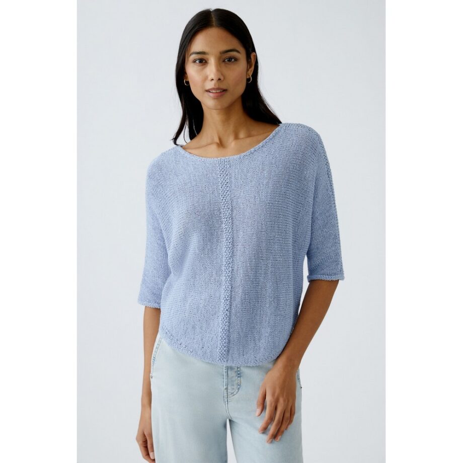 Oui  92981 Pullover powder blue