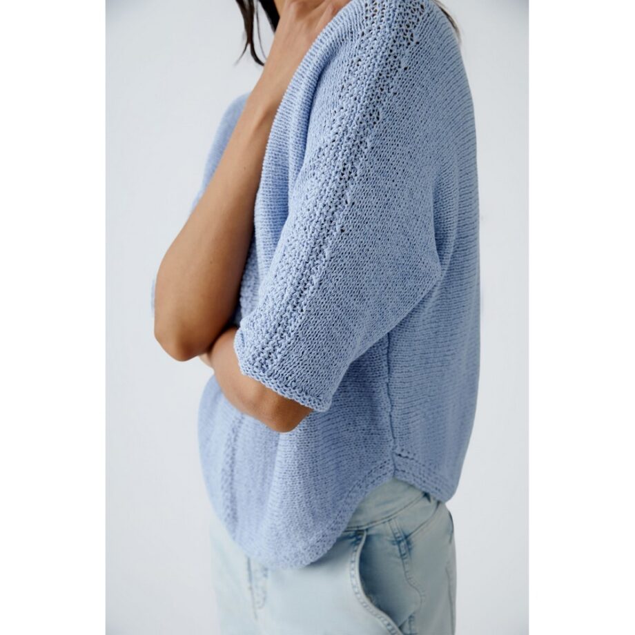 Oui  92981 Pullover powder blue