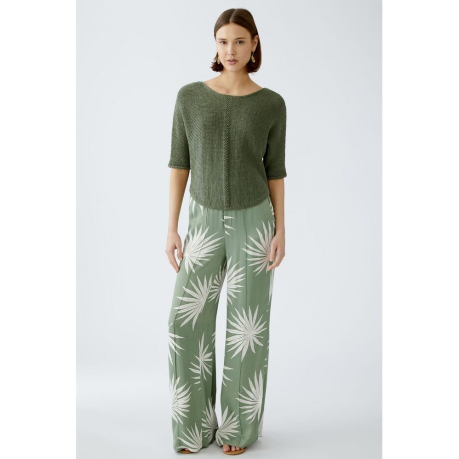 Oui 92981 Pullover shaded moss