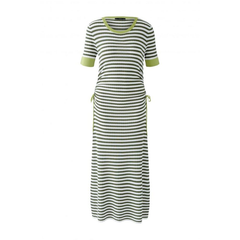 Oui 93324 Kleid Maxikleid white green