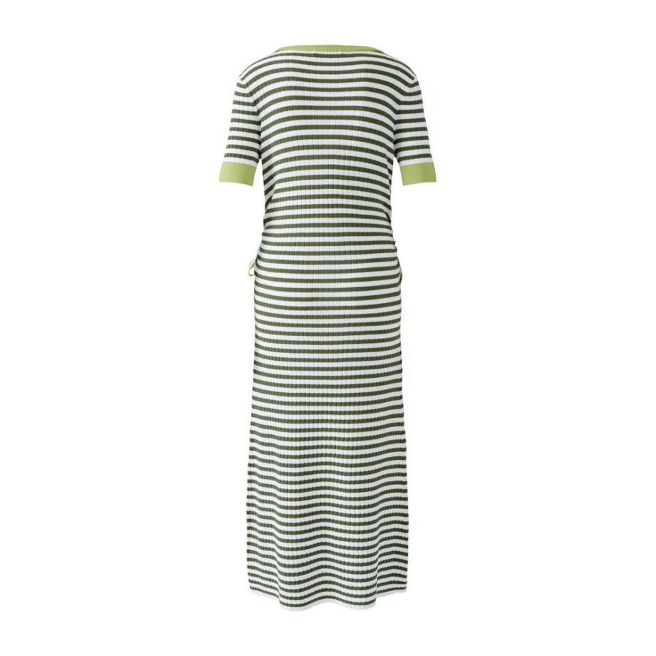 Oui 93324 Kleid Maxikleid white green