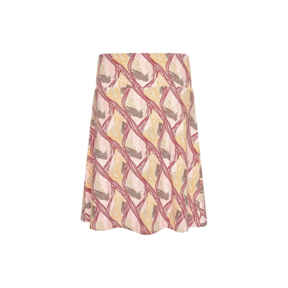Zilch Skirt Wide 51COL50.038 Rock Swirl Ruby