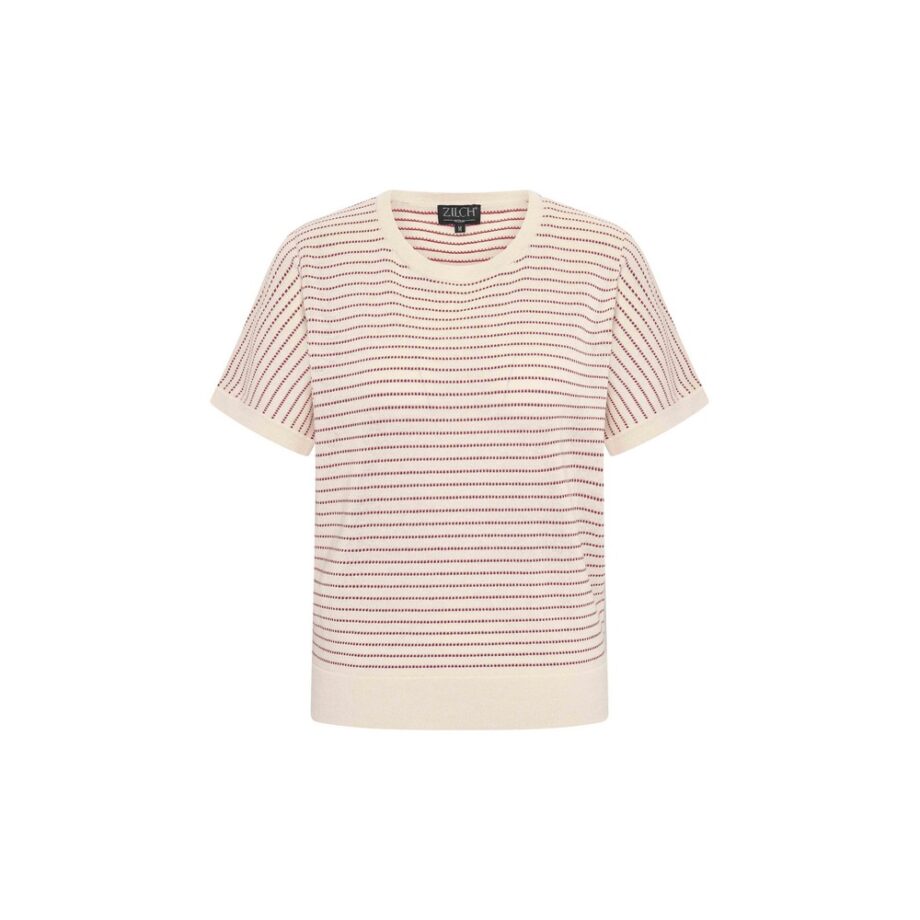 Zilch Top 51COT30.050 stripe ruby