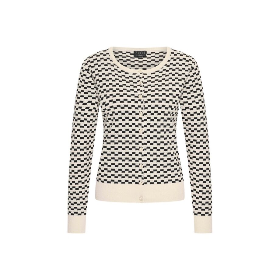 Zilch Cardigan Round Neck 51COTF20.002 black