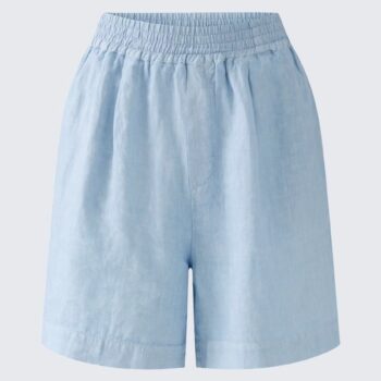 Oui 92921-5090 Bermuda Leinenhose powder blue