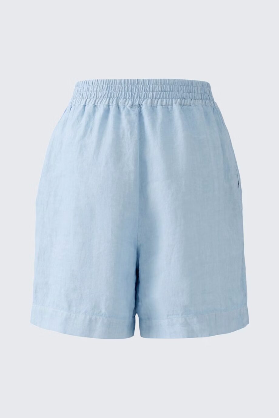 Oui 92921-5090 Bermuda Leinenhose powder blue