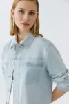 Oui 93228-5200 Jeansjacke - light blue denim