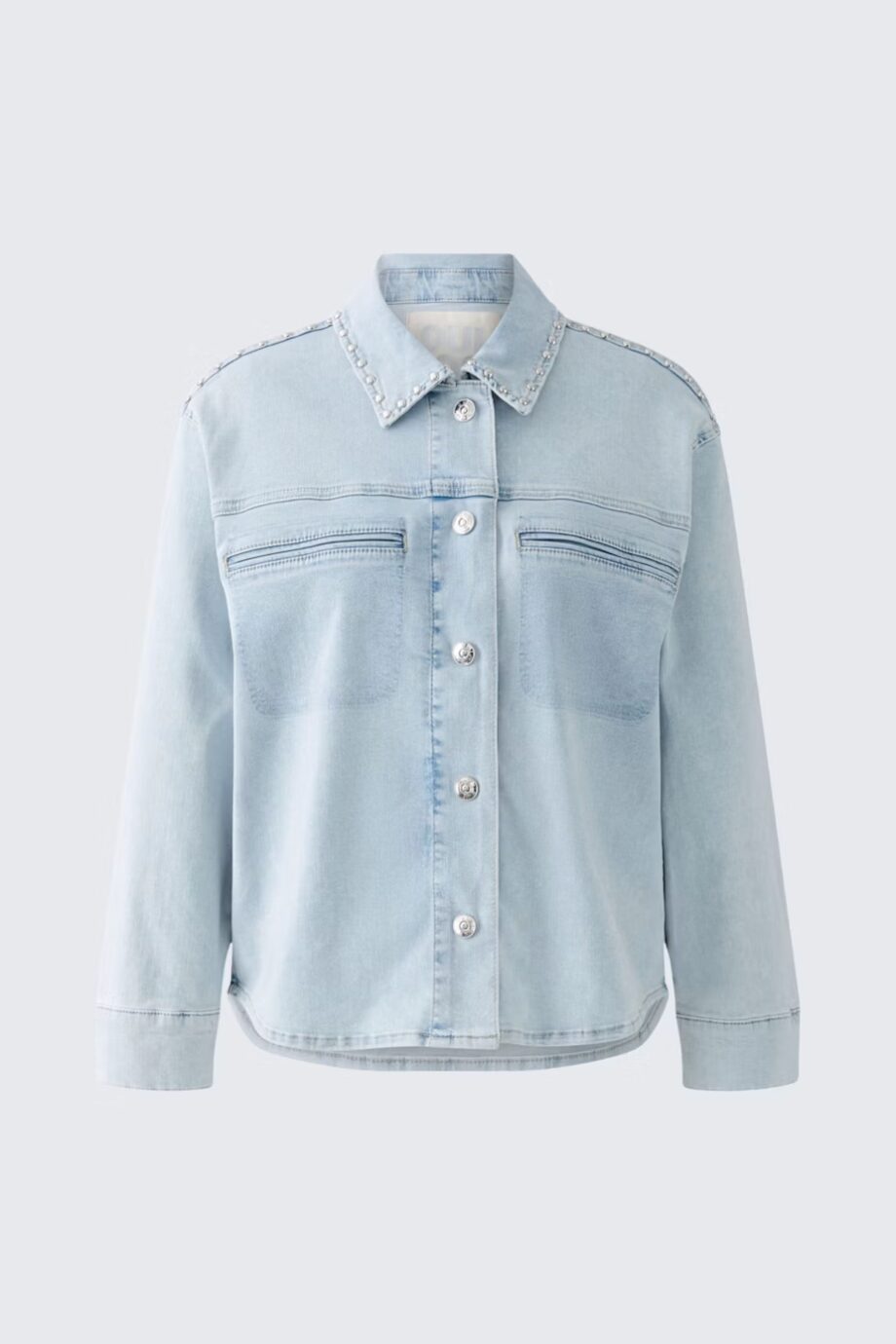 Oui 93228-5200 Jeansjacke - light blue denim