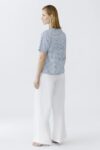 Oui 0093105-0531 T-Shirt - blue white
