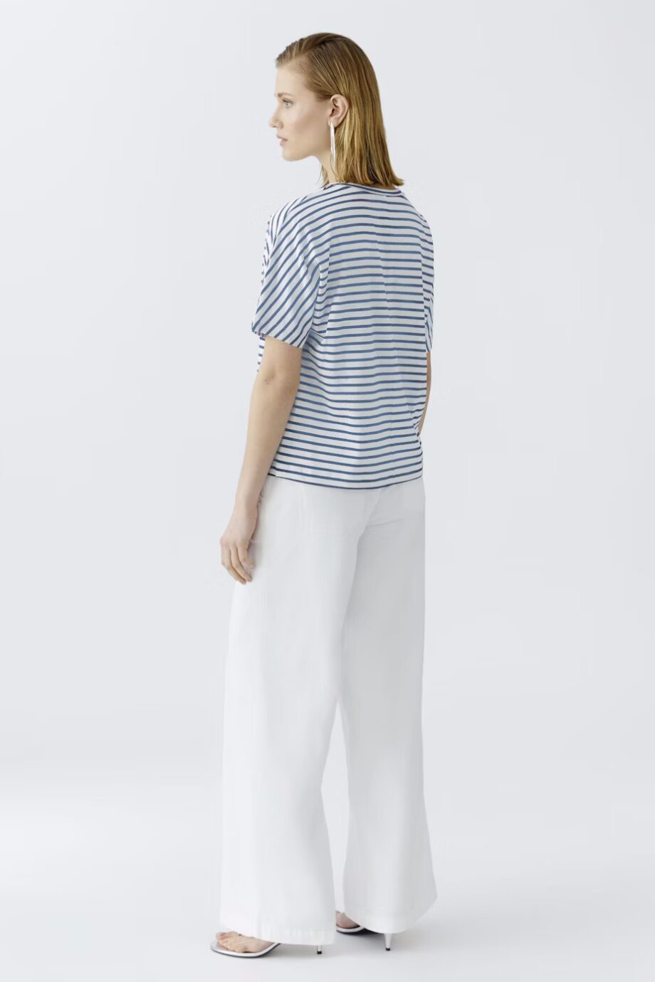 Oui 0093105-0531 T-Shirt - blue white