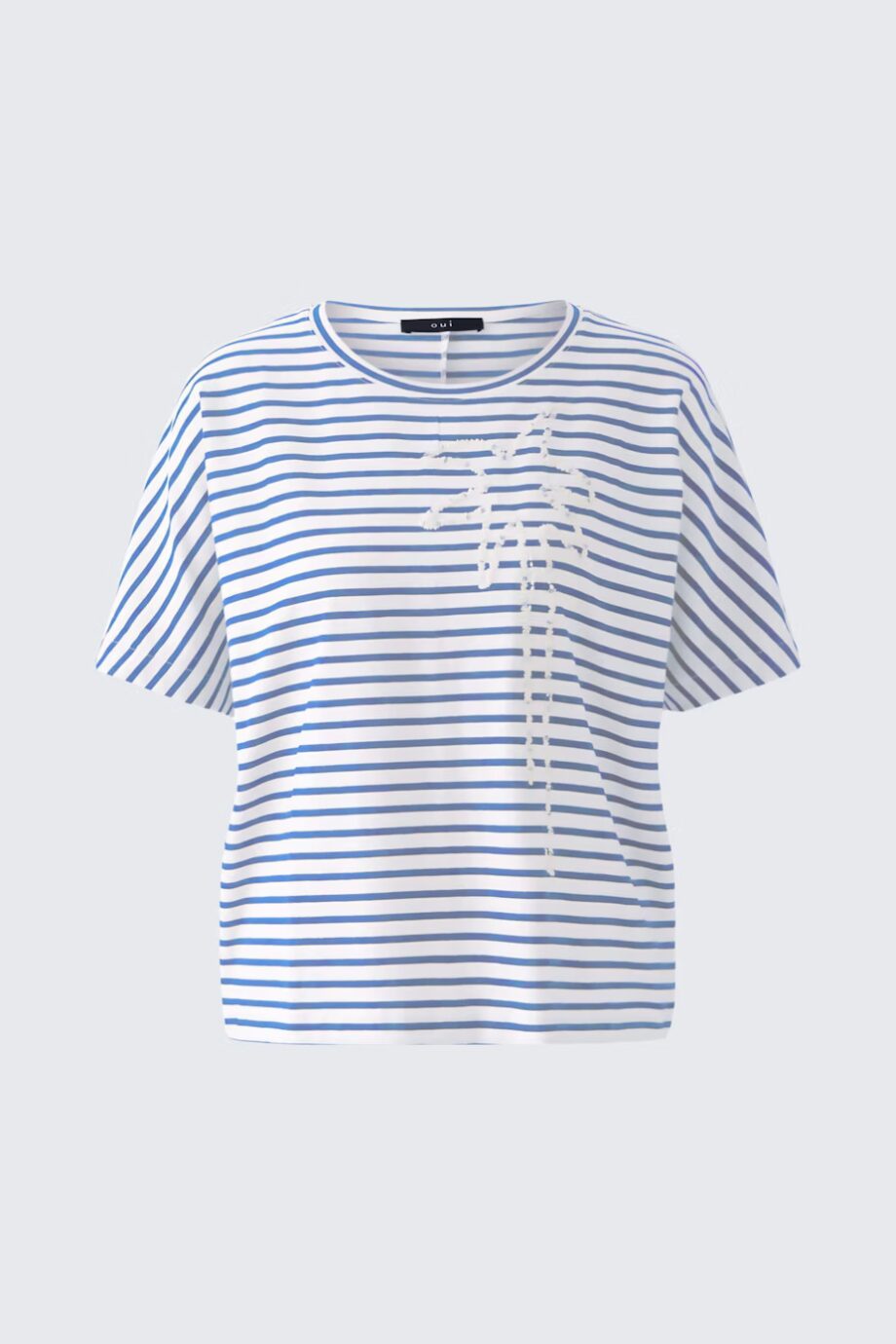 Oui 0093105-0531 T-Shirt - blue white