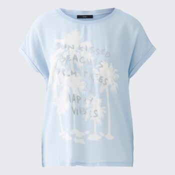 Oui 93194 Blusenshirt powder blue