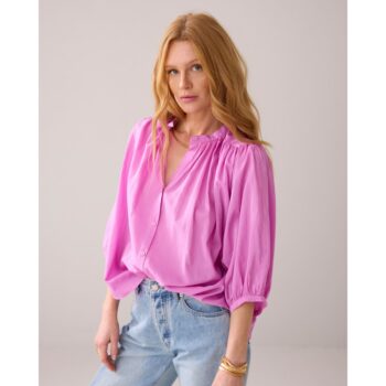 Summum 2S3316 Luftige weite Bluse pink
