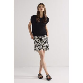 Summum 4S2803 Häkelshirts schwarz creme