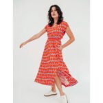 Mademoiselle Yeye Kleid Midikleid Sun Is Up Dress multi