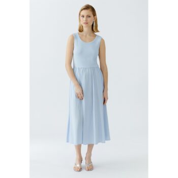 Oui 0091814-5090 Maxikleid powder blue