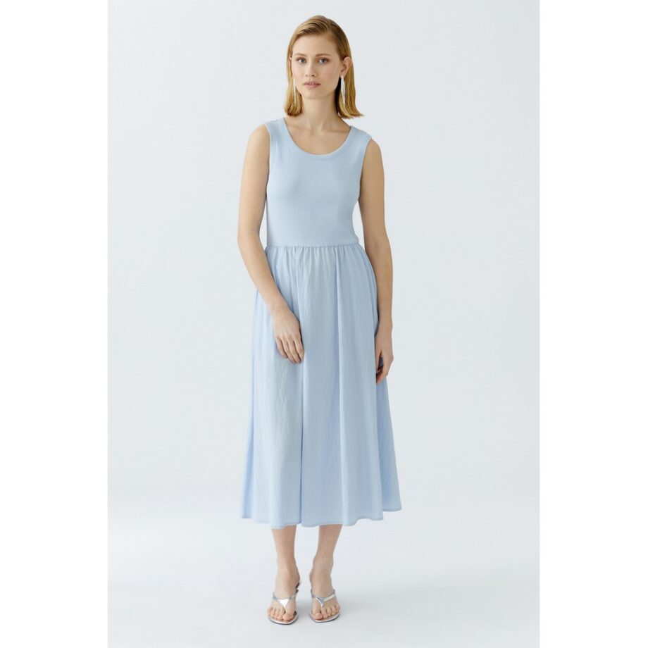 Oui 0091814-5090 Maxikleid powder blue