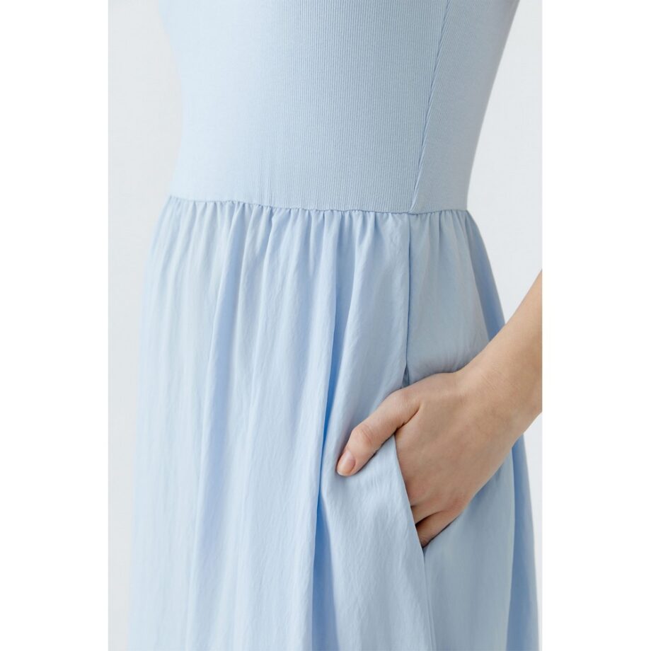 Oui 0091814-5090 Maxikleid powder blue