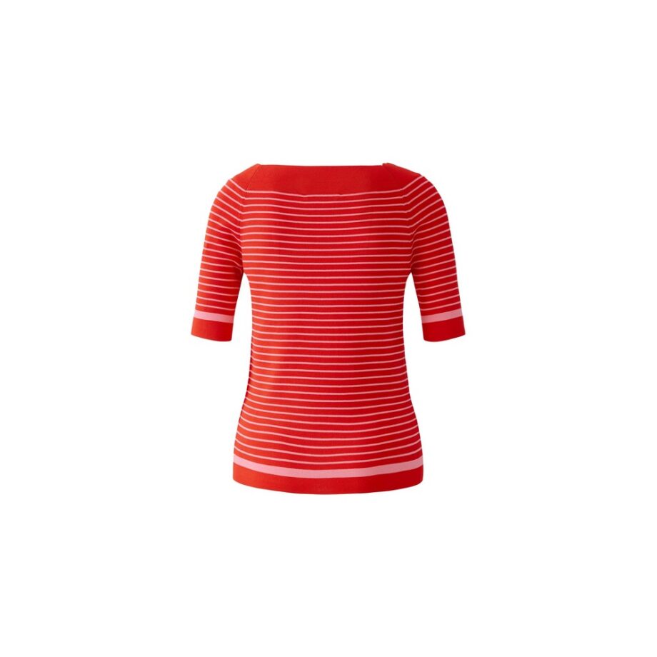 Oui 92961-0363 Pullover red rose