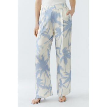Oui 0093446-5344 Palazzohose - white blue