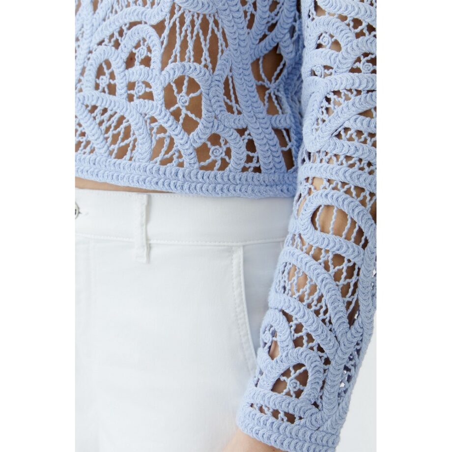 Oui 93158-5090 Pullover - powder blue