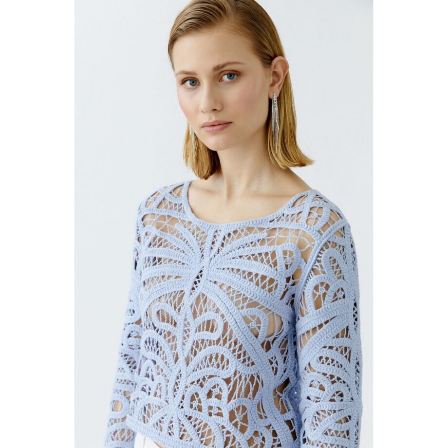 Oui 93158-5090 Pullover - powder blue