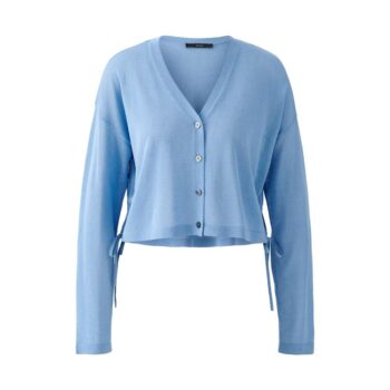 Oui 93310-5344 Strickjacke ocean blue