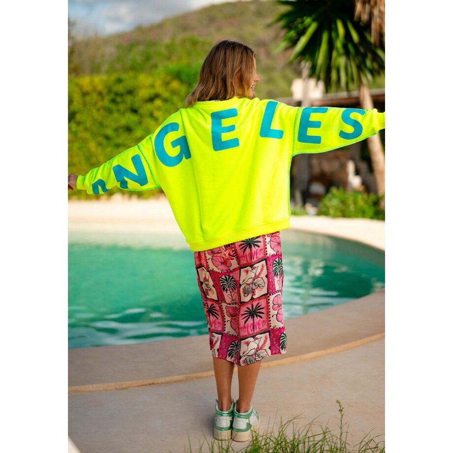 Miss Goodlife MG11336 Roundneck Los Angeles Double neongrün