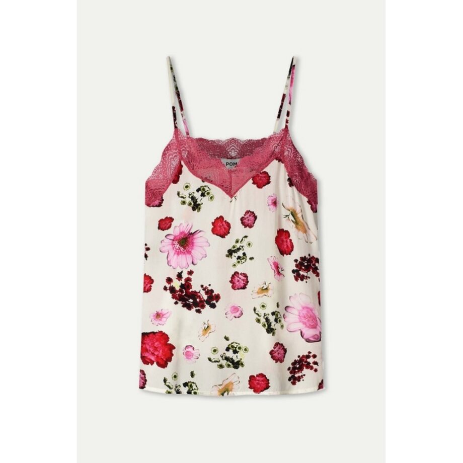 Pom Amsterdam SP9073 TOP - Cami Bouquet Cream