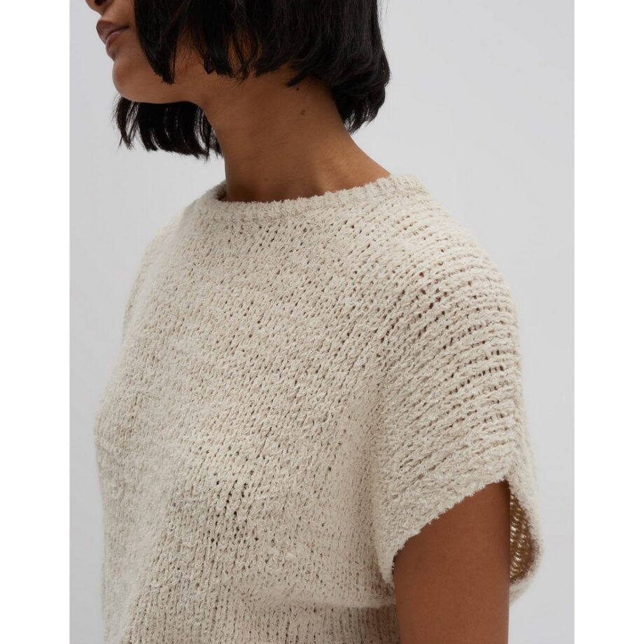 Someday TALILA Strickshirt aus weichem Bändchengarn natural glaze