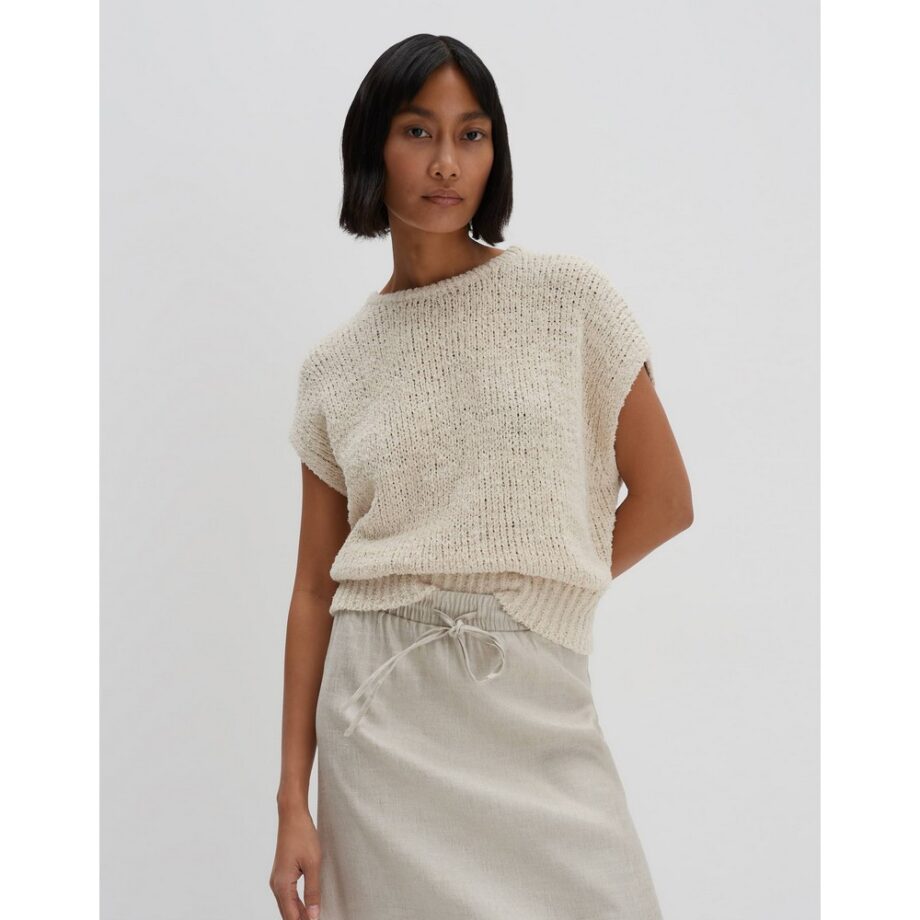 Someday TALILA Strickshirt aus weichem Bändchengarn natural glaze